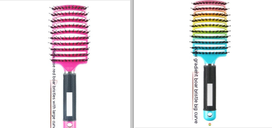 Big Curved Comb Bristle Massage Comb Eight Claws