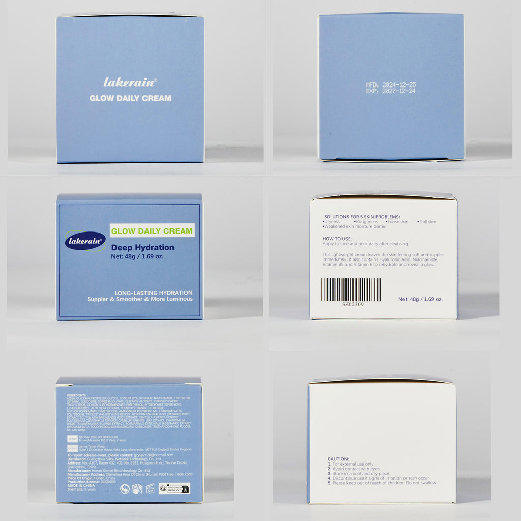 Lakerain Glossy Daily Cream Face Dry Peeling Moisturizing