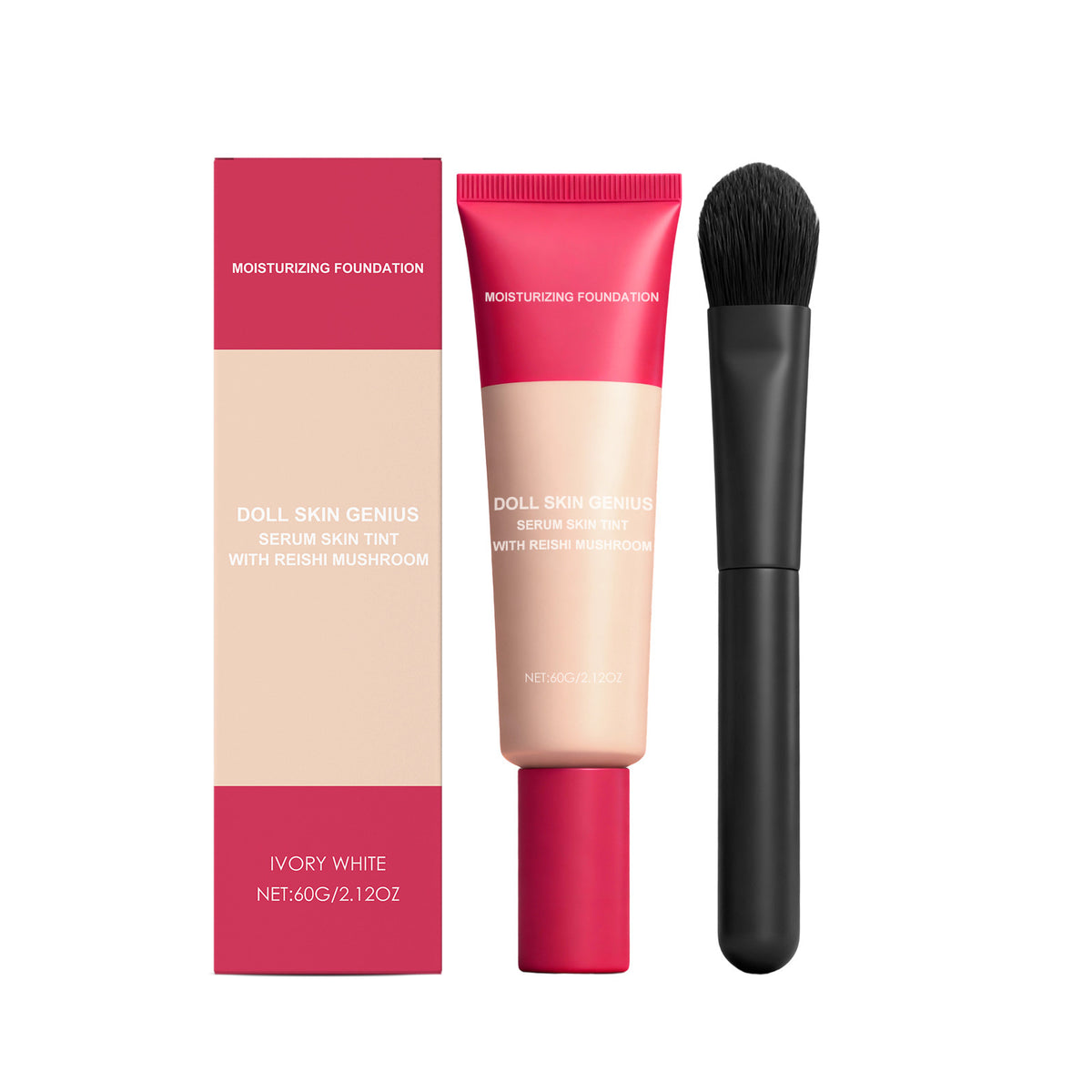 Doll Skin Foundation Cream Light And Matte Clear