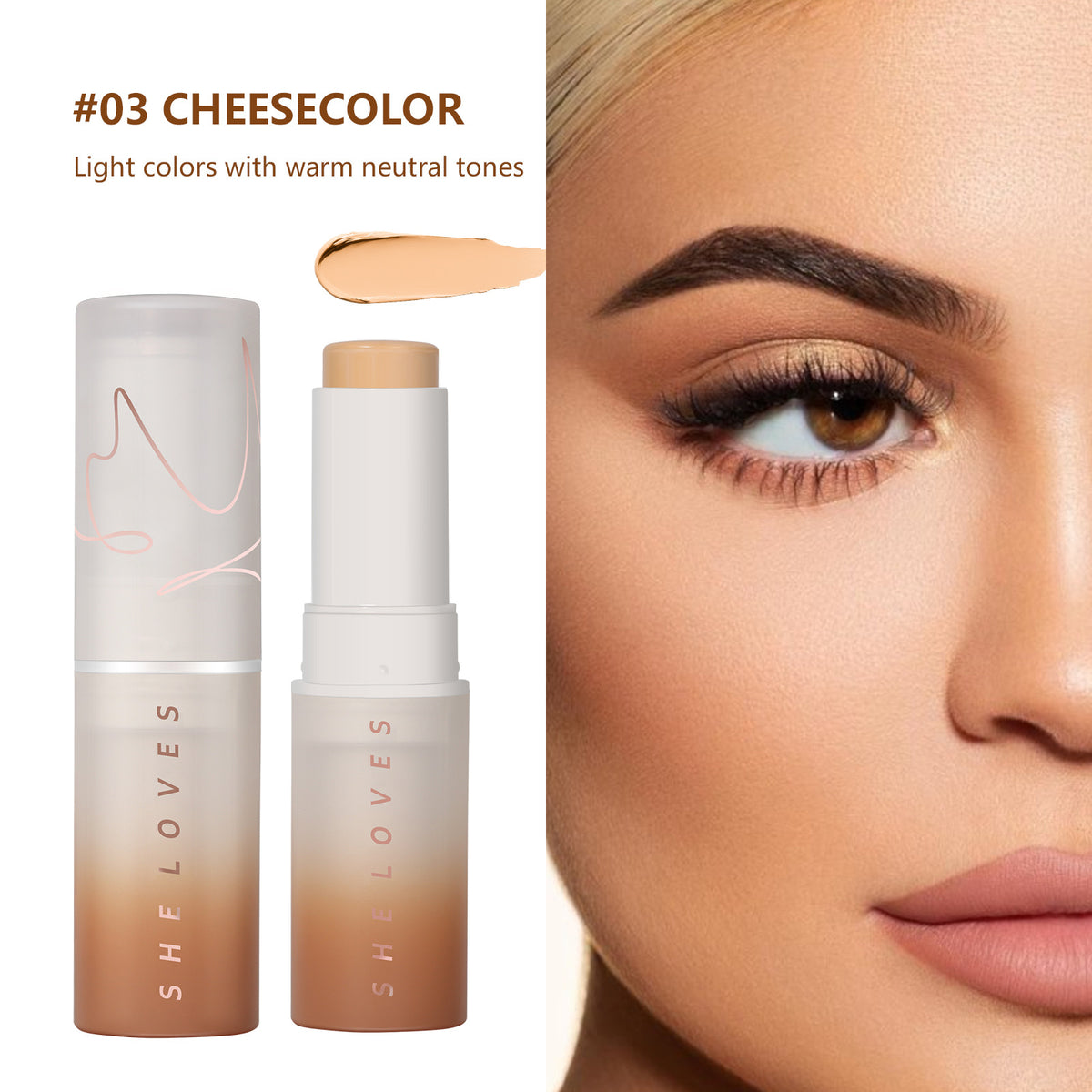 She Loves Concealer Repair Waterproof Invisible Pore Liquid Foundation Cream