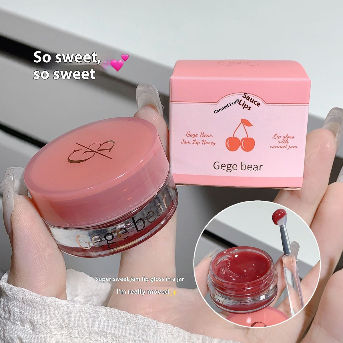 Gage Bear Jam Lip Gloss Looks Tender And Glossy