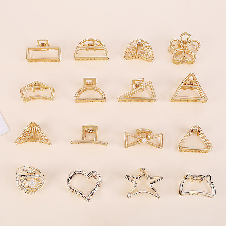 Golden hair accessory hair clip
