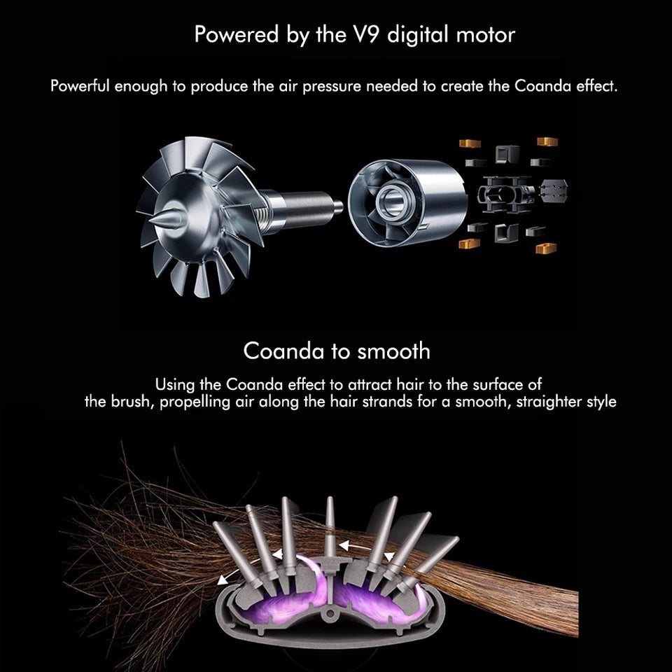 Auto-Wrap Multifunctional Five-in-one Automatic Curler Straight Comb Hair Dryer