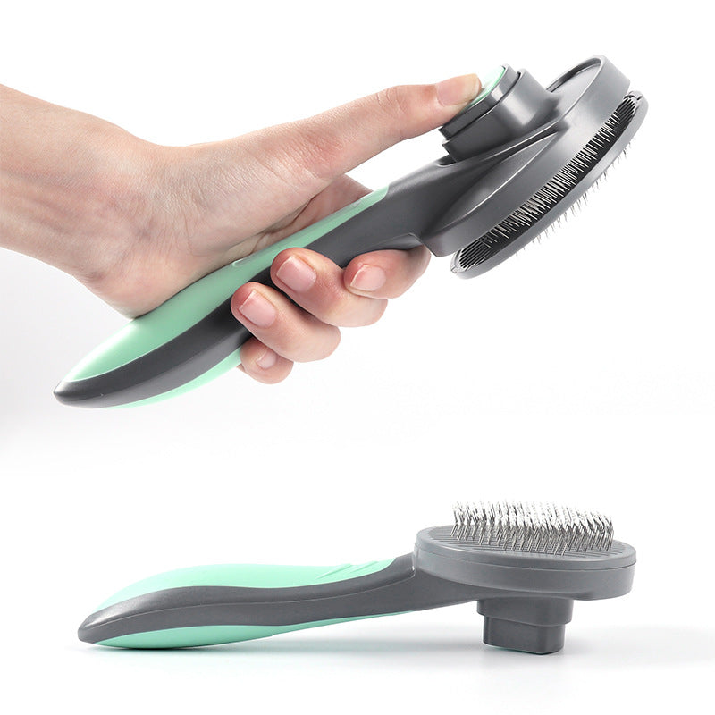 Stainless Steel Pin Comb Dog Hair Removal Comb