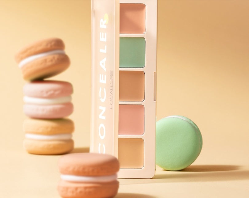 Focallure Color Concealer Pan Cover Cream Face Finch Spots Blemish Marks Blemish Dark Circles Artifact Lasting Primer