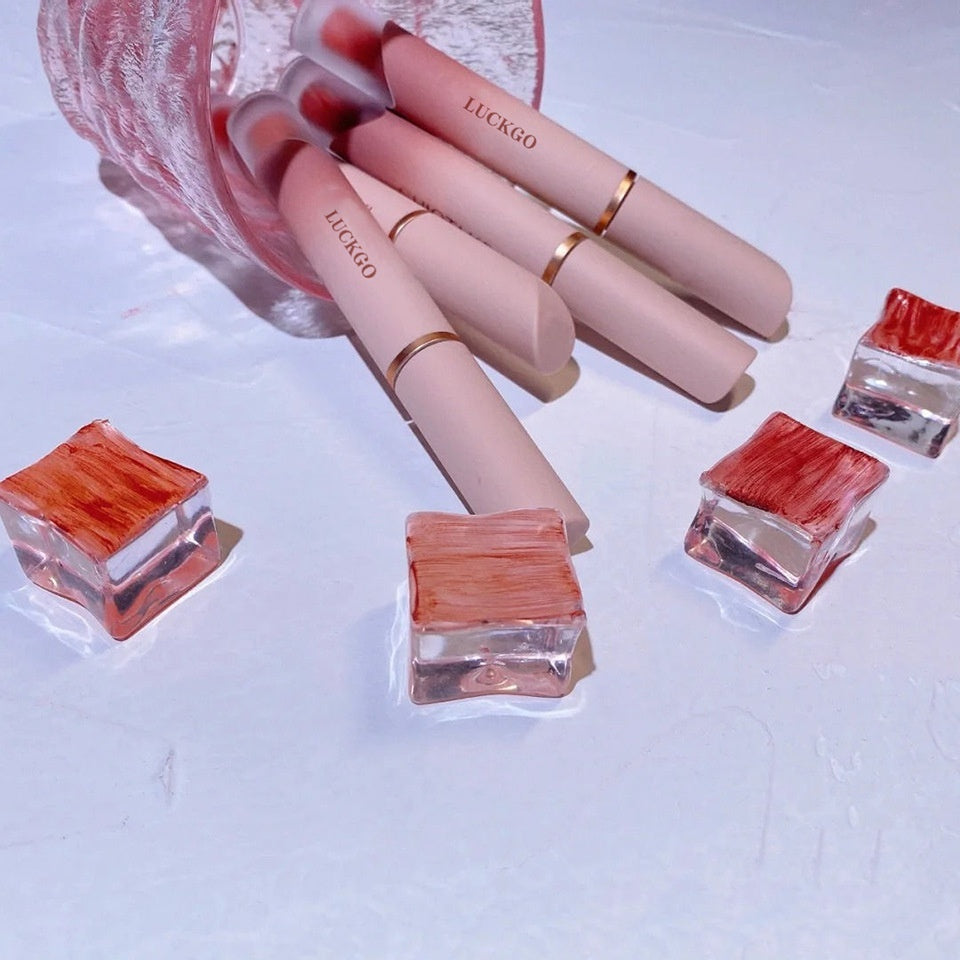 Luckgo Plain Face White Good-looking Lip Lacquer