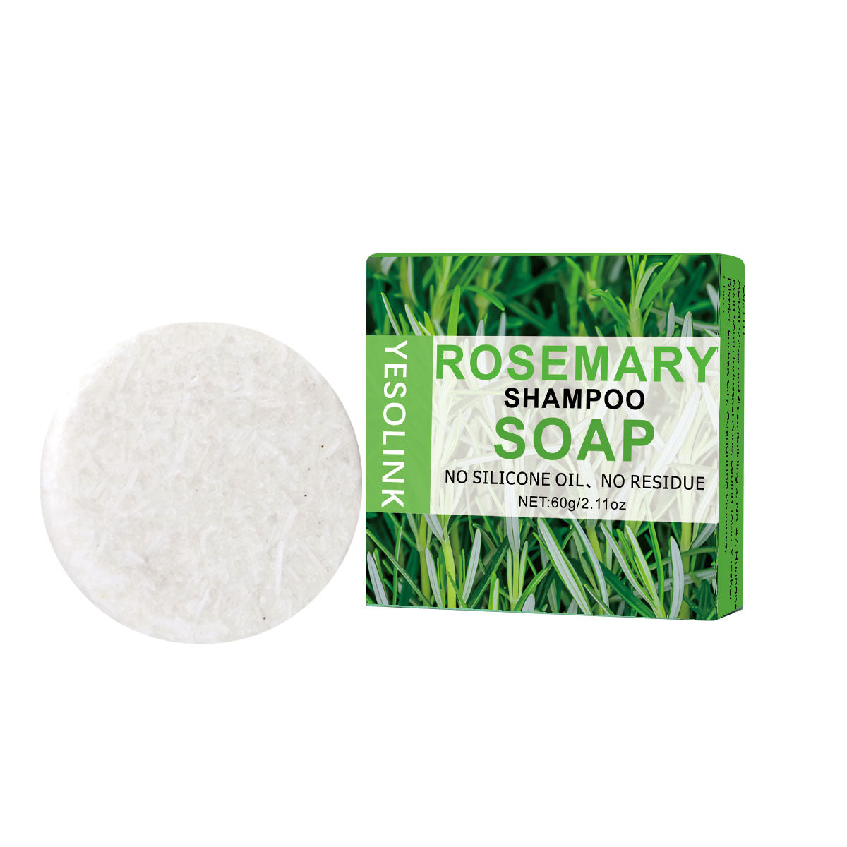 Yesolink Polygonum Multiflorum Black Sesame Bamboo Charcoal Shampoo Soap