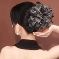 Fluffy And Draping Senior Gray Flower Bud Grip