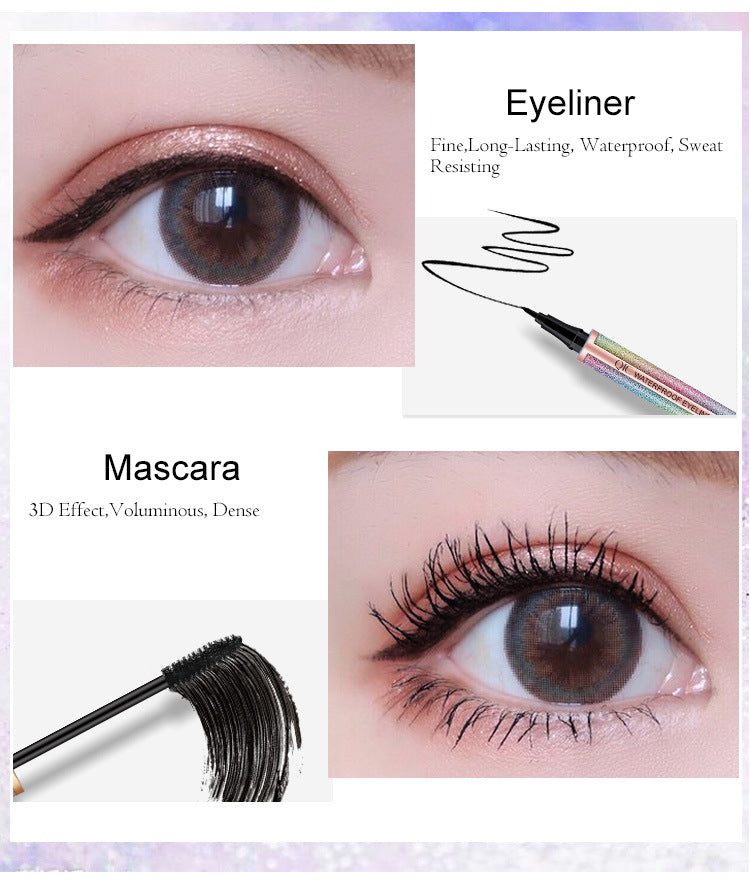 QIC Mascara 4D Dense Curl Without Staining Black