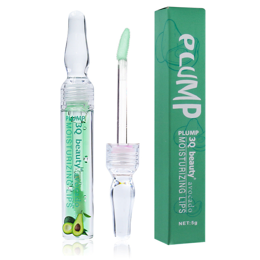 Plump 3Q Lip Care Ampoule Nourishing Hydrating And Moisturizing Transparent Care Fruit Flavor Lip Gloss Makeup