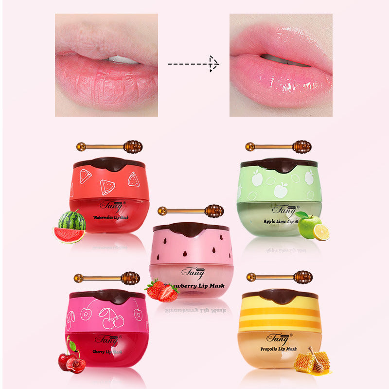 Fangoto Strawberry Propolis Nourishing Moisturizing Lip Balm Moisturizing
