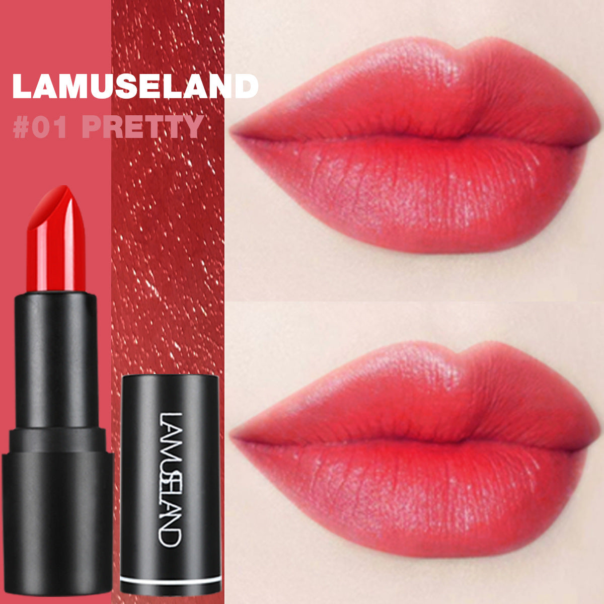 Lamuseland 12-Color Moisturizing Velvet Lipstick