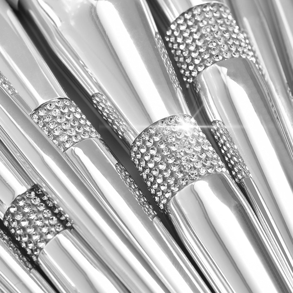 Your Logo Diamond Makeup Brush Soft Hair Eye Shadow Foundation Beauty Tools