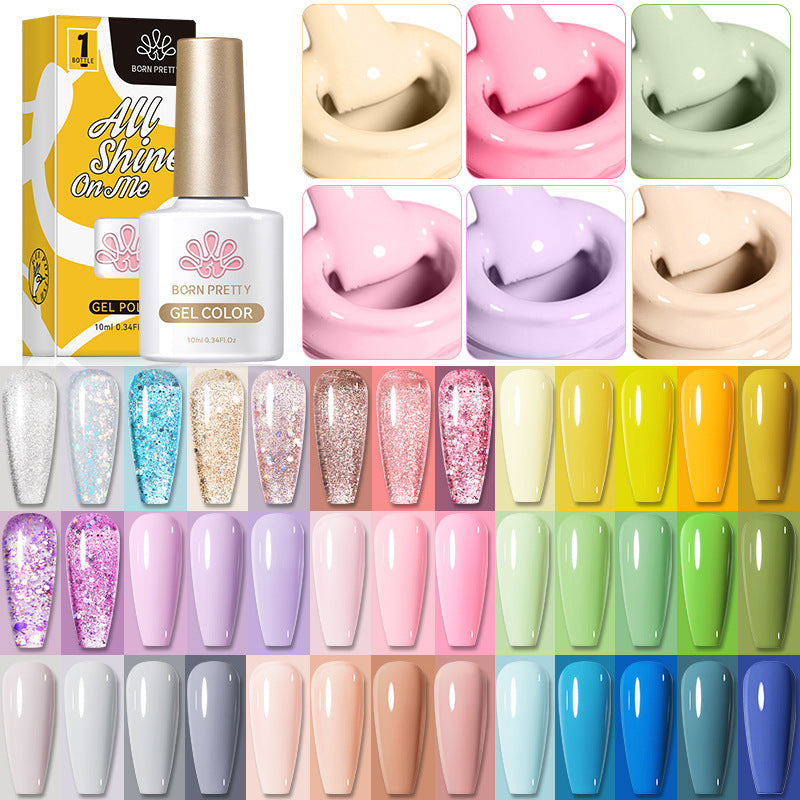 Born Pretty Model Nail Beauty UV Suit 130 Color UV Polish UV Glue Koudan Glue
