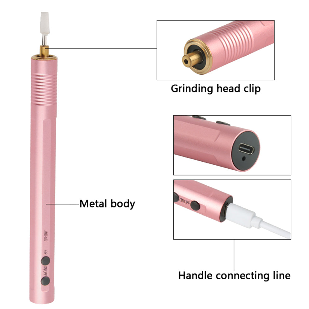Battery USB Polishing Tool For Nail Salon