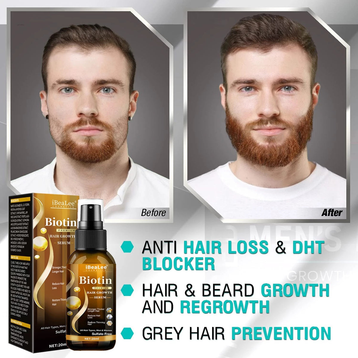 iBeaLee Anti Hair Care Hair Nourishing Liquid Hair Firming And Hair Increasing