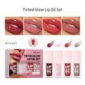 Lakerain Lip Oil Suit Nourishing Moisturizing Full Lips Mirror Water Light