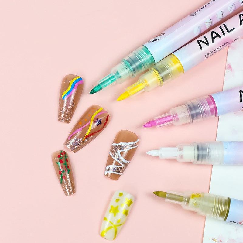 Nail Art Enhancement Acrylic Pigment t Pen DIY Modeling Cable