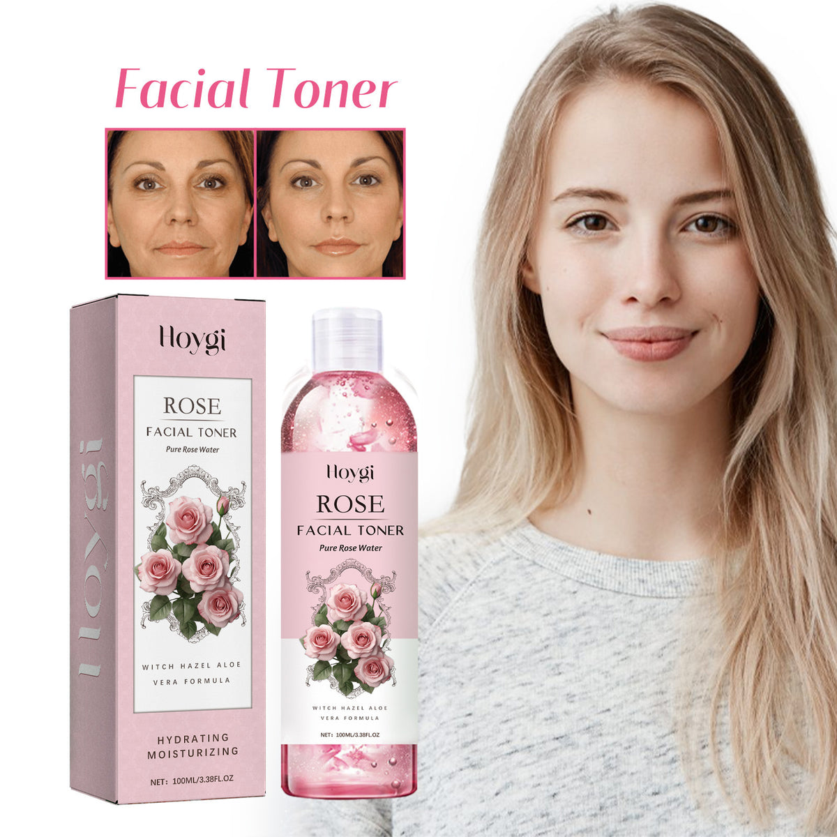 Hoygi Rose Moisturizing Lotion Replenishment