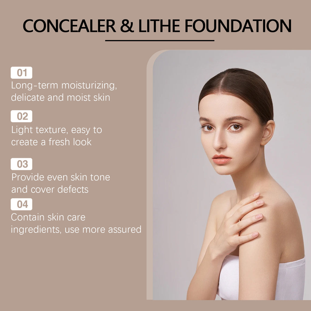 West Month Moisturizing Liquid Foundation Long Lasting Smear-proof Makeup
