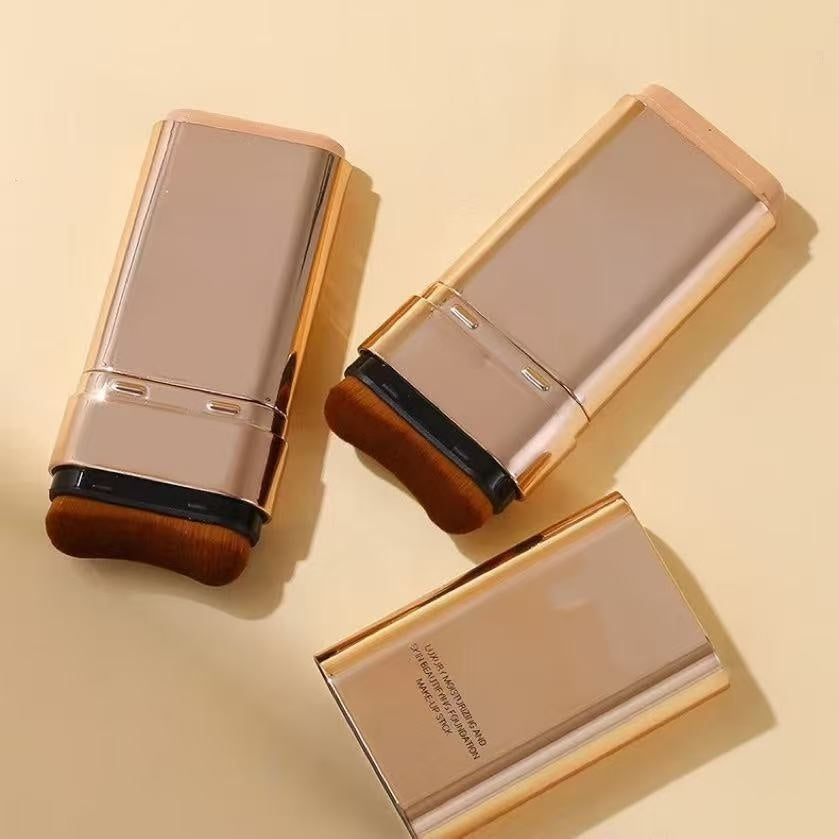 Luxury Double-headed Brush Head Light And Transparent Liquid Foundation