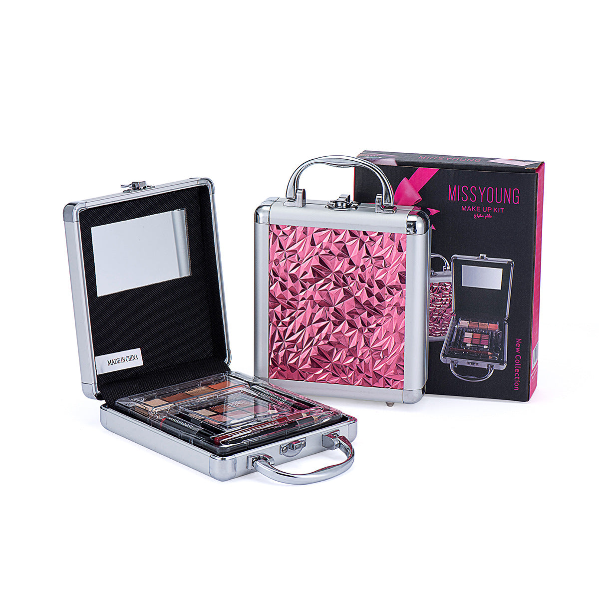 Missyoung Contouring Balm Eyeshadow Palette Lipstick Cosmetic Set