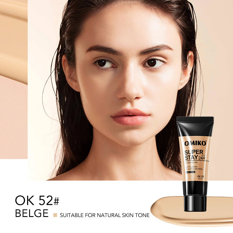 Omiko Smear-proof Makeup Liquid Foundation Concealer Nourishing Lady