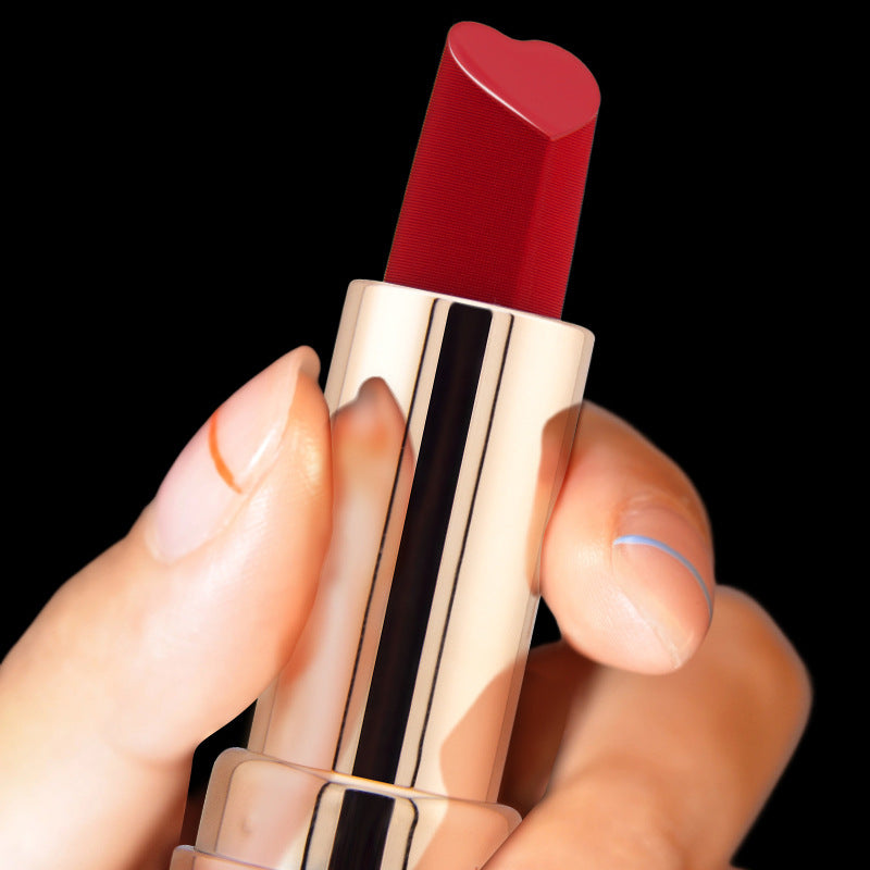Page Vine Six-color Heart-shaped Matte Lipstick Easy To Color And Moisten