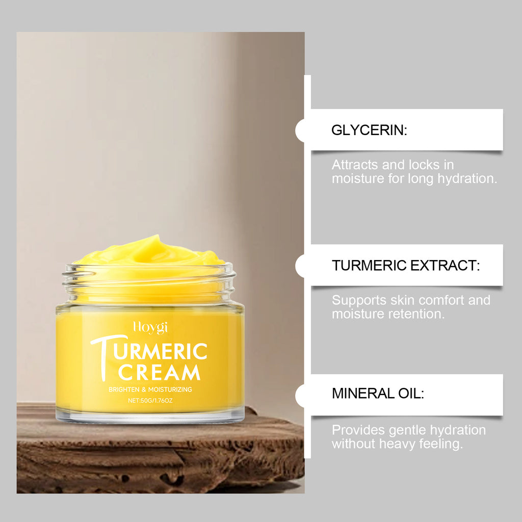 Hoygi Turmeric Moisturizing Face Cream, Brightens Skin Tone