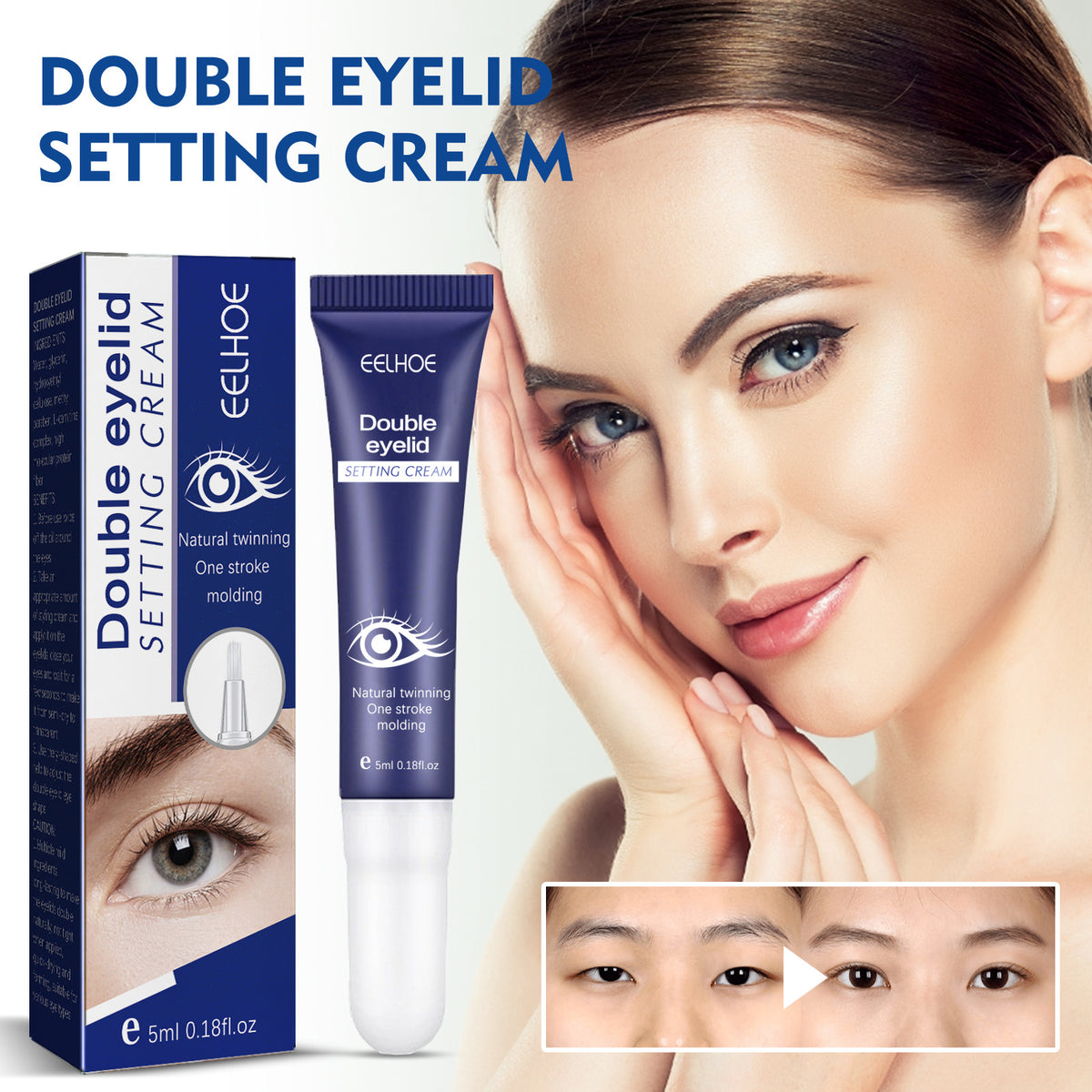 Eelhoe Double Eyelid Double Eyelid Cream Tight Waterproof