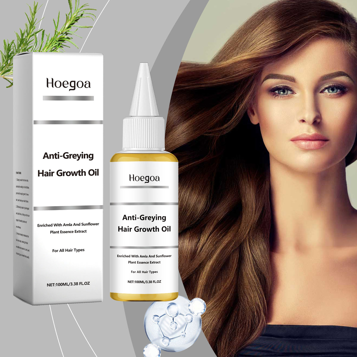 Hoegoa Rosemary Hair Styling Cream Gentle Nourishing