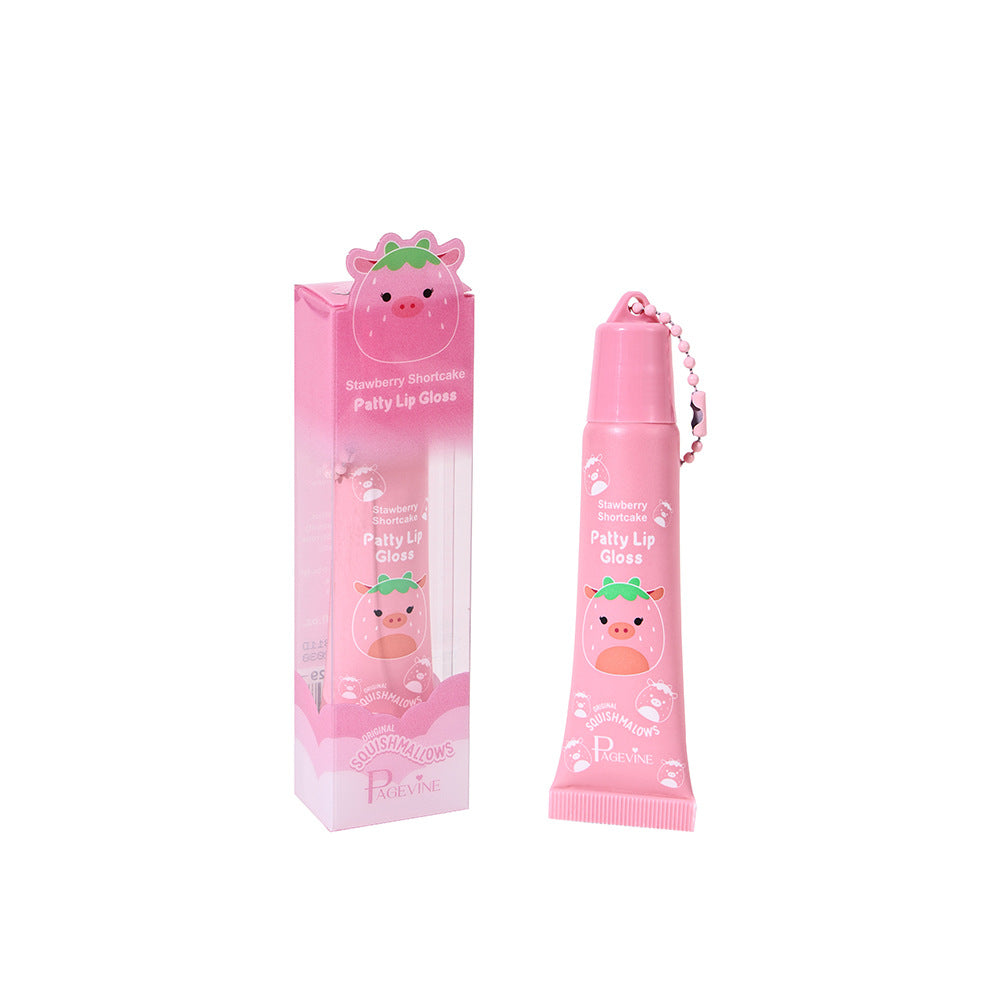 Page Vine Colorful Fruit Cartoon Series Lip Gloss Refreshing And Moisturizing