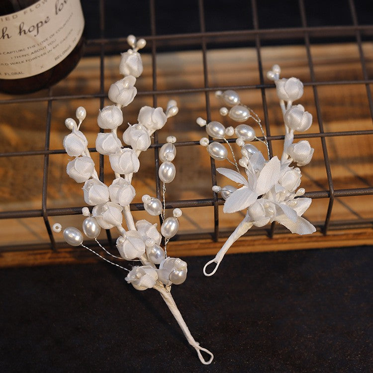 Bride Bell Orchid Several Branches Hairpin Hairband
