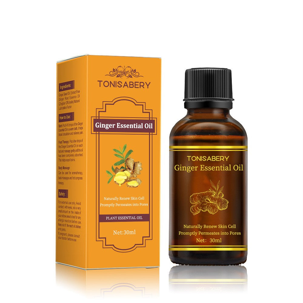 Tonisabery Beauty Skin Care Ginger Massage Essential Oil
