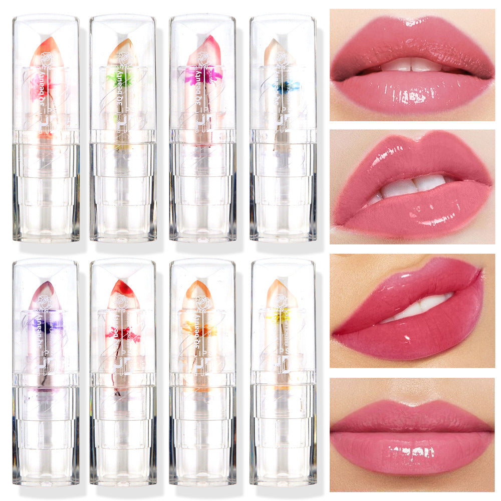 3Q Beauty Dried Flower Warming Transparent Jelly Lipstick