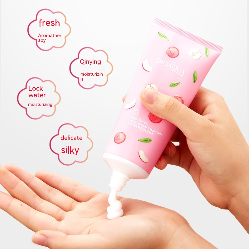 Bioaqua Peach Lactic Acid Bacteria Vitamin E Body Lotion Moisturizing Mild Body Lotion
