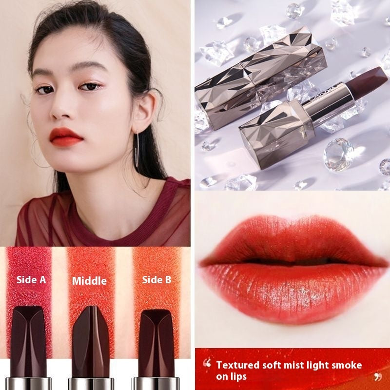 Ansel The Temptation Of An Angel Black Diamond Plump Three-color Lipstick Matte