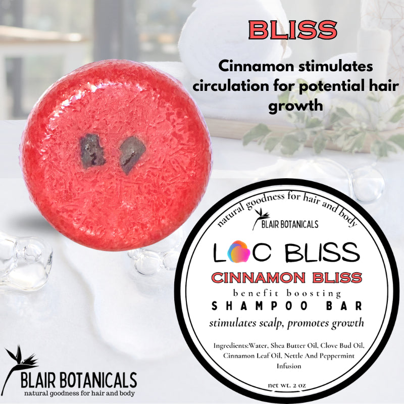 Loc Bliss Pure Hand-Extracted Anti-Dandruff Oil-Control Nourishing Handmade Spot Fleece-Flower Root And Ginger Shampoo Soap