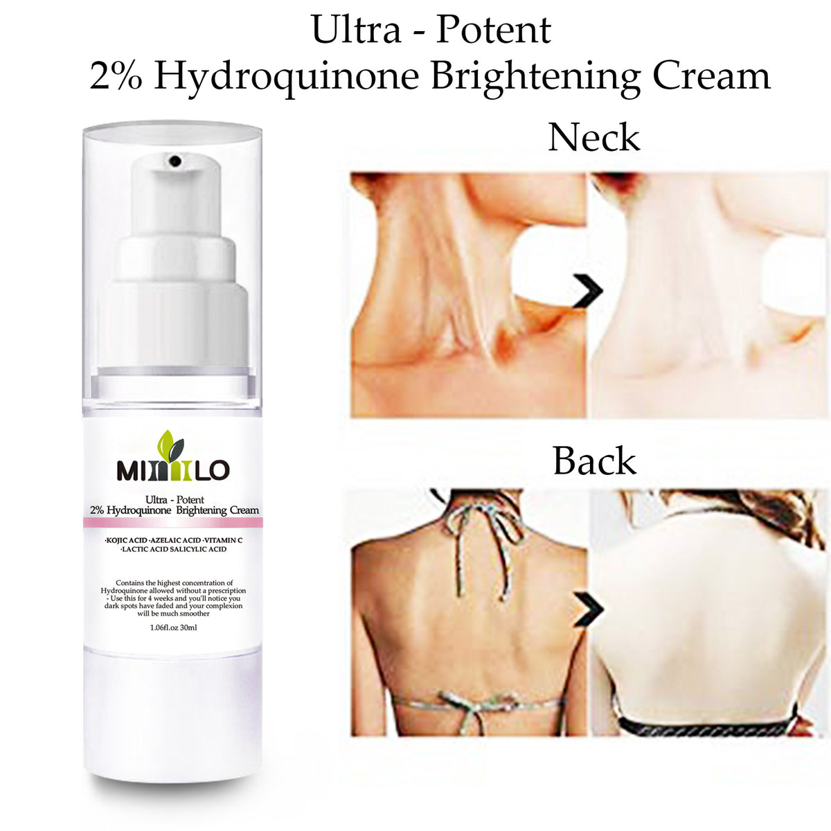 Mimlo Facial Brightening Cream Brightens Skin