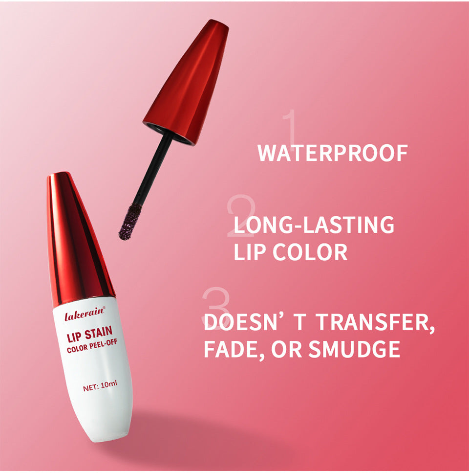 Lakerain Big Belly Tear And Pull Lip Gloss Waterproof No Stain On Cup