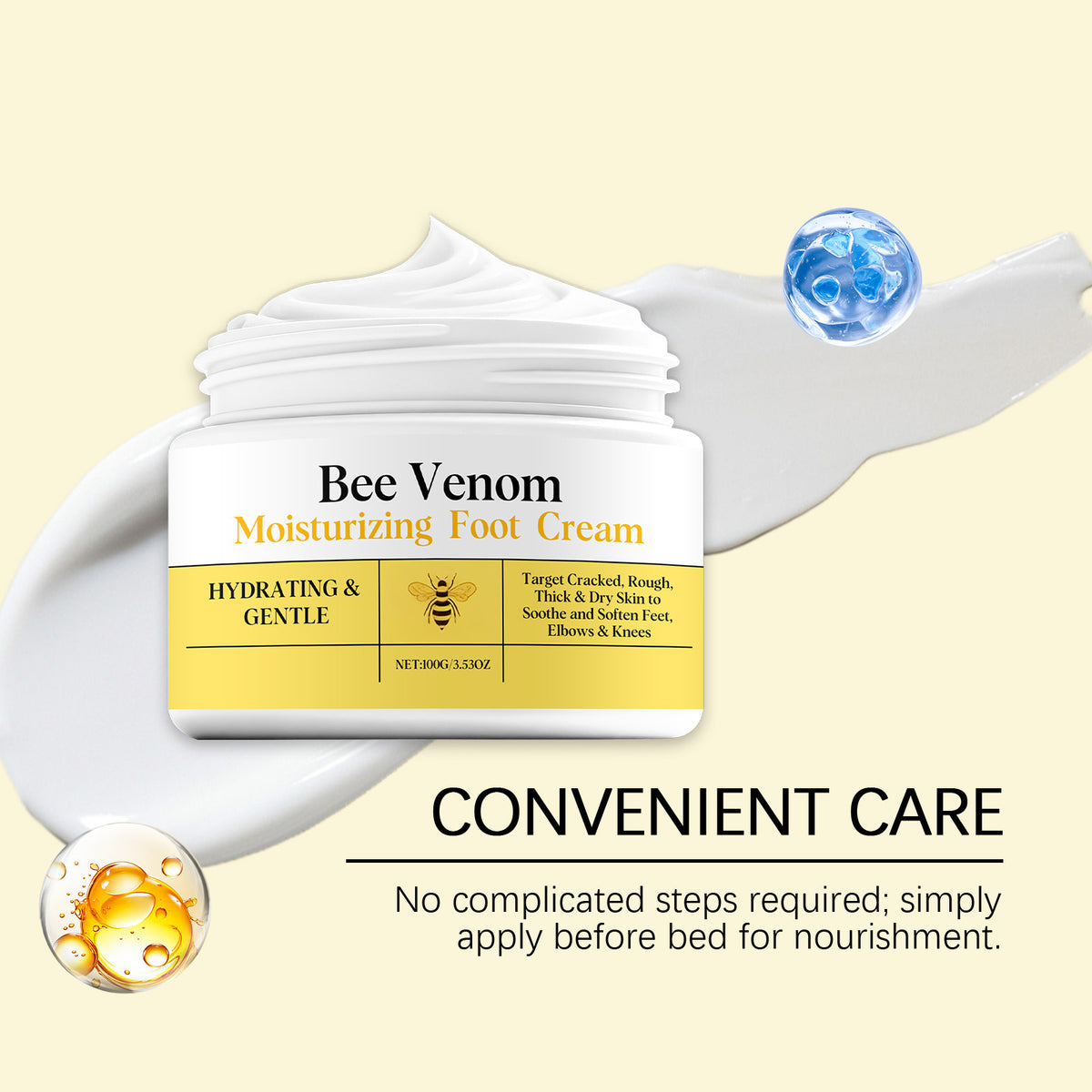 Bee Venom Moisturizing Foot Cream