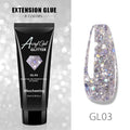 Acryl Gel Glitter Nail Extension Gel less and Rapid Nail Extension