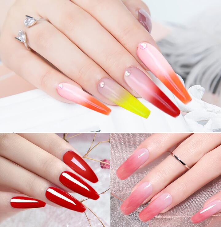 Saviland 15g nail colored crystal extension glue