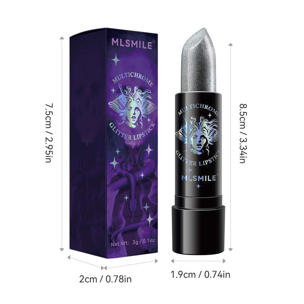 MLSmile Ladies Pearl Sparkly Christmas Lipstick