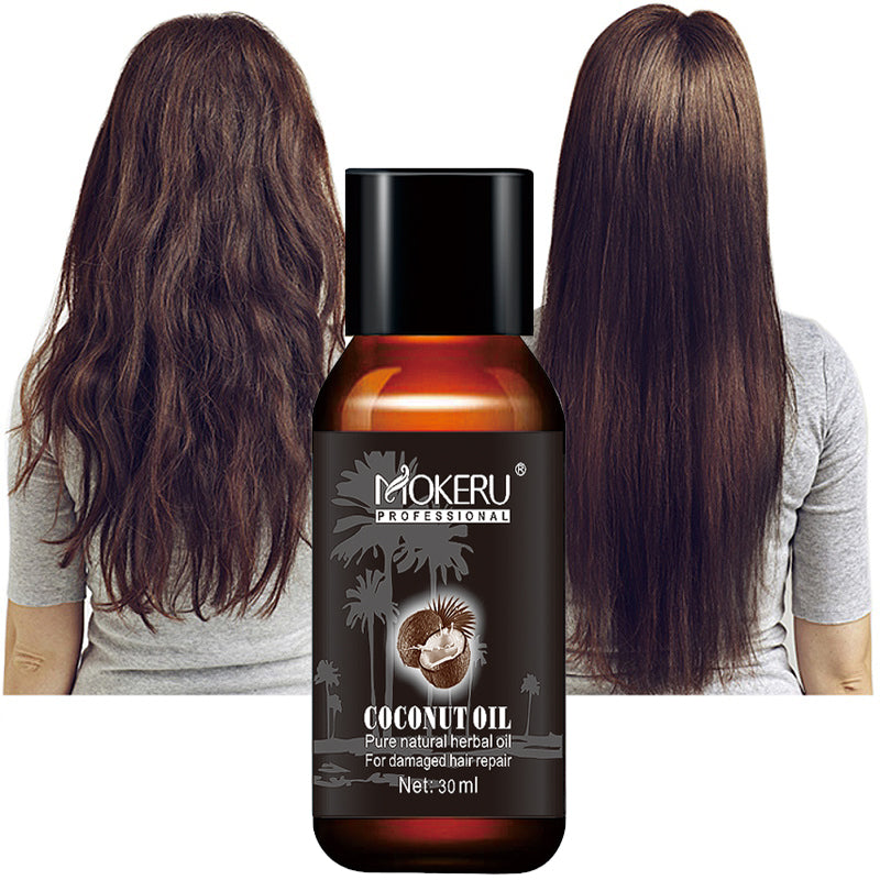 Mokeru Coconut Oil Nourishing Frizz Nourishing Damage Hair Care Hair