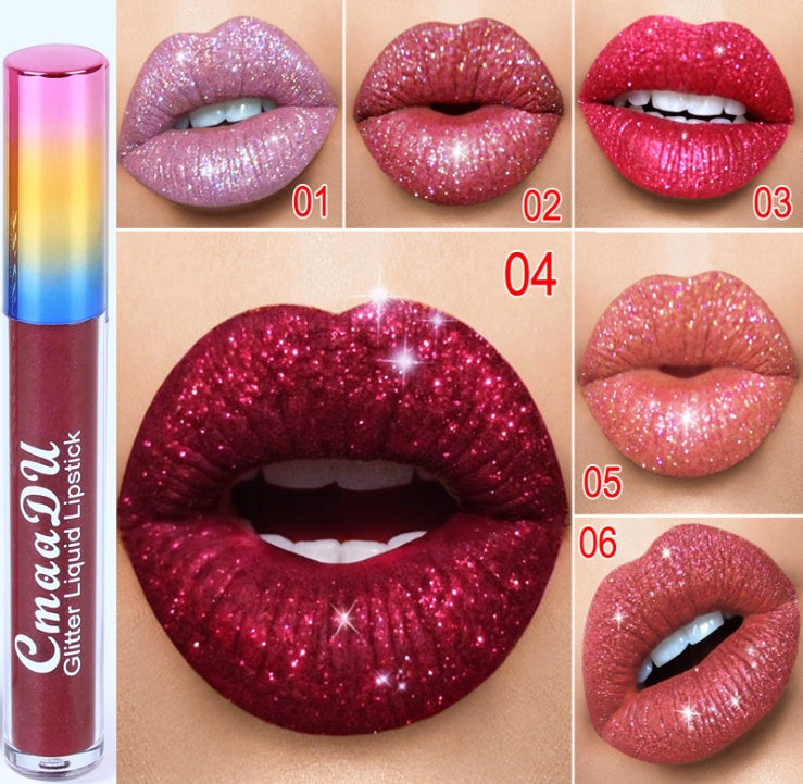 CmaaDu Symphony shiny matte metal lip gloss lipstick