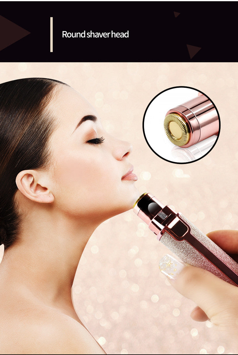 Gypsophila New Lipstick Shape Ladies Electric Shaver Automatic Eyebrow Trimming  Artifact
