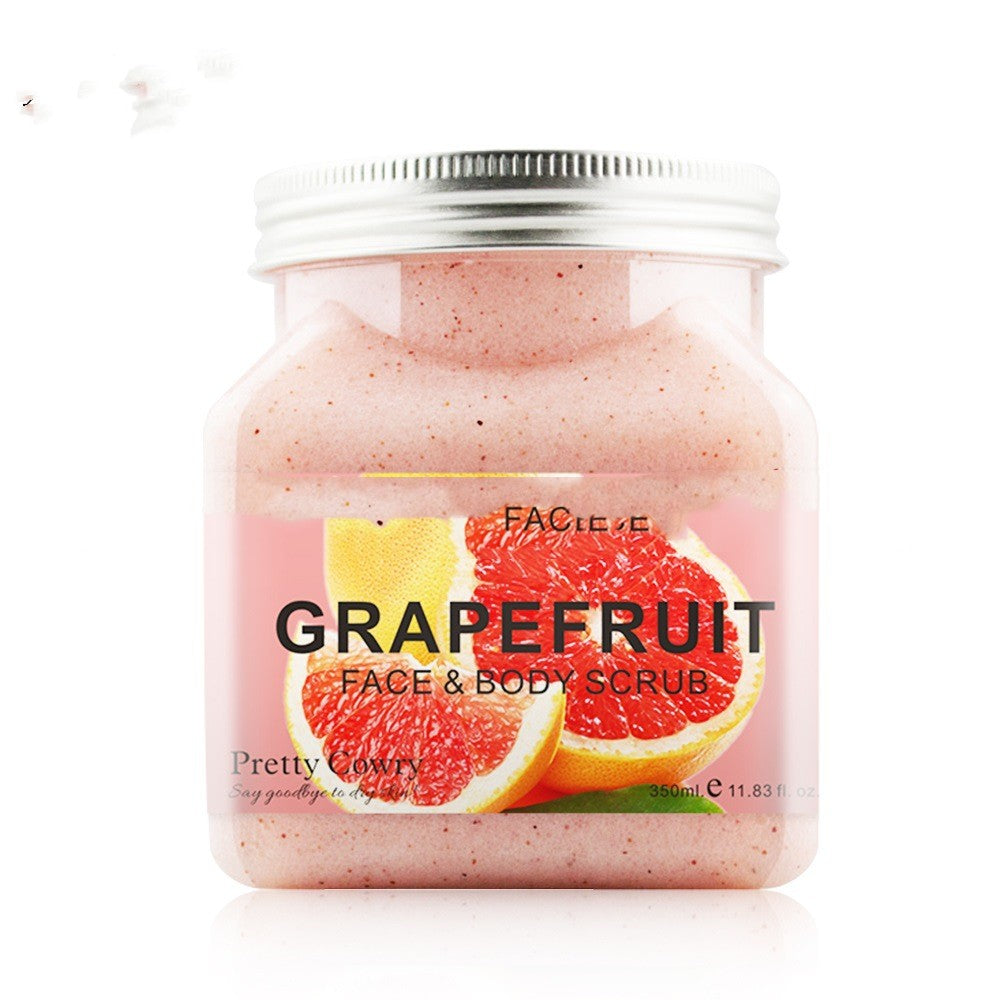 Pretty Cowry Fruit Fragrance Bath Salt Exfoliating Body Scrub Cream