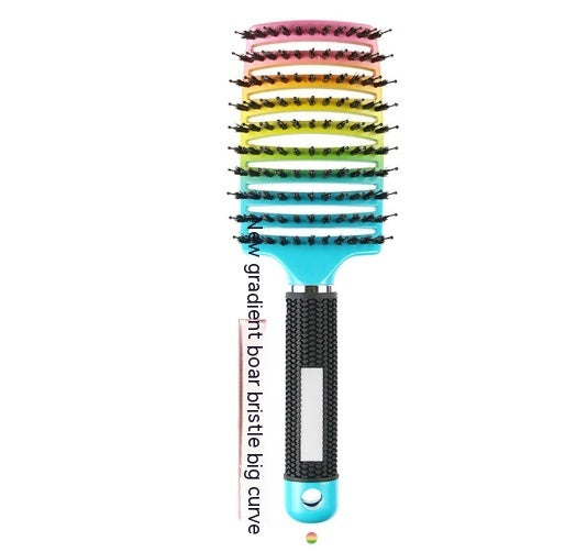 Big Curved Comb Bristle Massage Comb Eight Claws