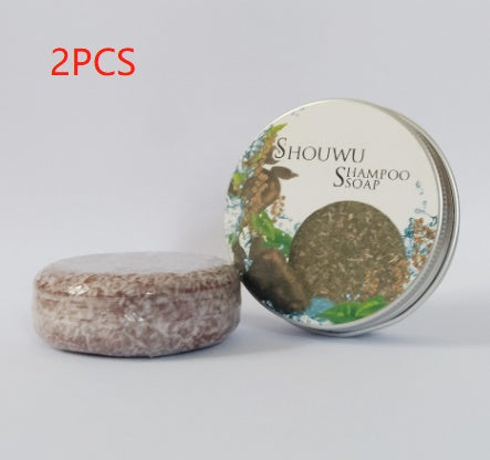 Fresh Plant Foreign Trade Silicone Oil Free English Version Polygonum Ginseng Soap Nourishing Soap Shampoo Soap Essential Oil Soap Shampoo Soap
